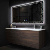 LED Spiegel Rechteckig | Touch-Schalter | Anti-Beschlag-Funktion | Neutralweißes Licht - Reyze Seria Official Model 7